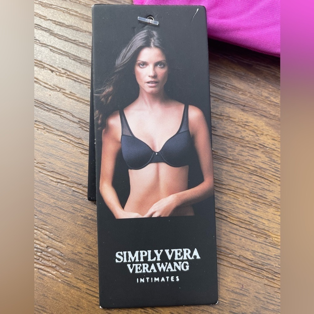 Simply Vera Wang Kohls light breathable bra 36 DD pink full coverage